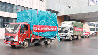 河南灾区捐赠物资照片2